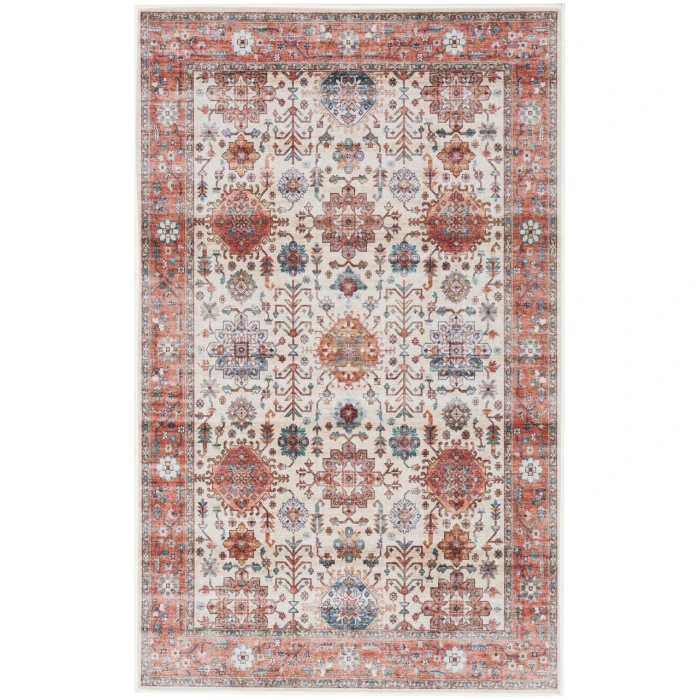 Nourison Fulton Beige Multicolor FUL12 2 ft. X 3 ft. Rectangle Rug
