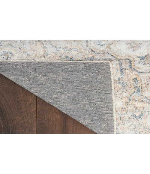 Nourison Astra Machine Washable Silver Grey ASW12 2 ft. X 6 ft. Rectangle Rug