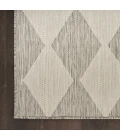 Nourison Positano Light Grey POS04 2ft.2in. x 12ft. Rect. Rug