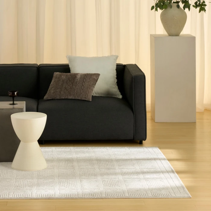 Nourison Home Nordic Ivory Beige NRC06 5 ft. X 7 ft. Rectangle Rug