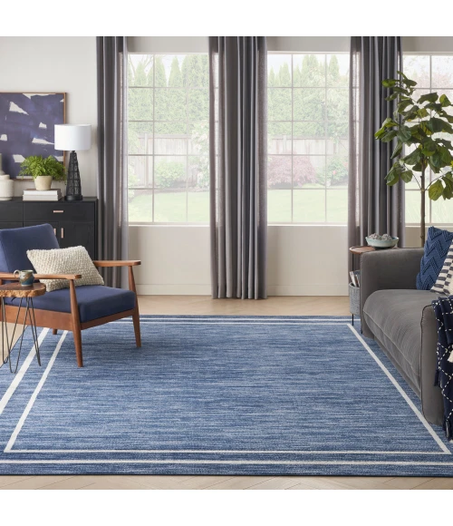 Nourison Nourison Essentials Area Rug NRE02 Navy/Ivory