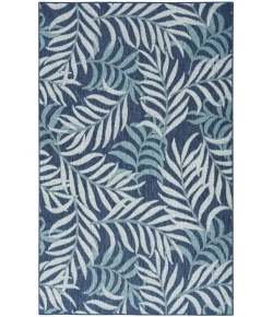 Nourison Home Garden Oasis GOA01 Navy 6 ft. X 9 ft. Area Rug