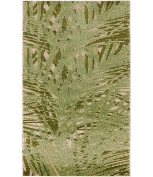 Nourison Aloha Ivory Green ALH41 2 ft. X 6 ft. Rectangle Rug