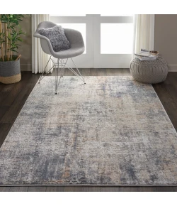Nourison Home Rustic Textures RUS01 Grey Beige 3 ft. 11 in. X 5 ft. 11 in. Area Rug