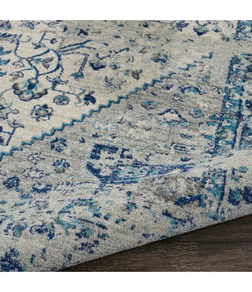 Nourison Tranquil Area Rug TRA06-Ivory/Light Blue