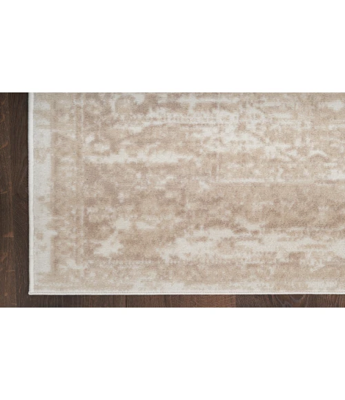 Nourison Grafix Ivory Beige GRF14 2 ft. 3 in. X 12 ft. Rectangle Rug