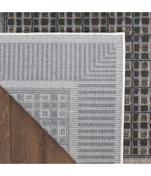 Nourison Home Nordic Black Taupe NRC03 8 ft. X 10 ft. Rectangle Rug