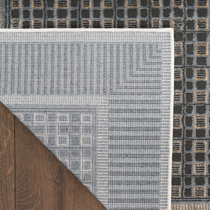 Nourison Home Nordic Black Taupe NRC03 8 ft. X 10 ft. Rectangle Rug