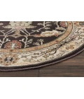 Nourison Home Walden Brown WAL04 3ft.9in. x Round Round Rug