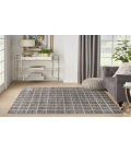 Nourison Serenity Home Grey Ivory SRH05 3 ft. 11 in. X 5 ft. 11 in. Rectangle Rug