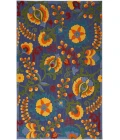 Nourison Aloha Navy Multicolor ALH17 3 ft. 6 in. X 5 ft. 6 in. Rectangle Rug