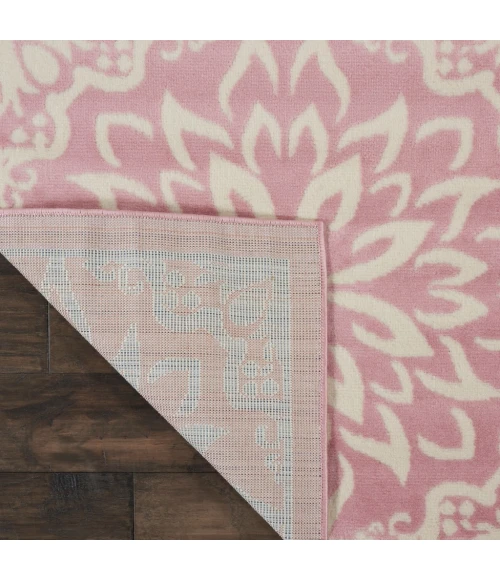 Nourison Jubilant Area Rug JUB06-Ivory/Pink