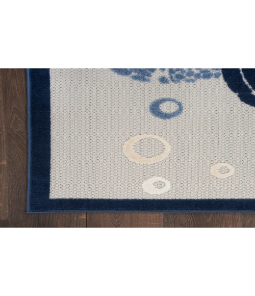 Nourison Aloha Navy Blue ALH27 9 ft. X 12 ft. Rectangle Rug