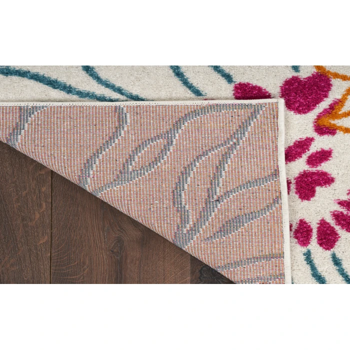 Nourison Passion Ivory/Multi PSN17 2 ft. 2 in. X 10 ft. Rectangle Rug