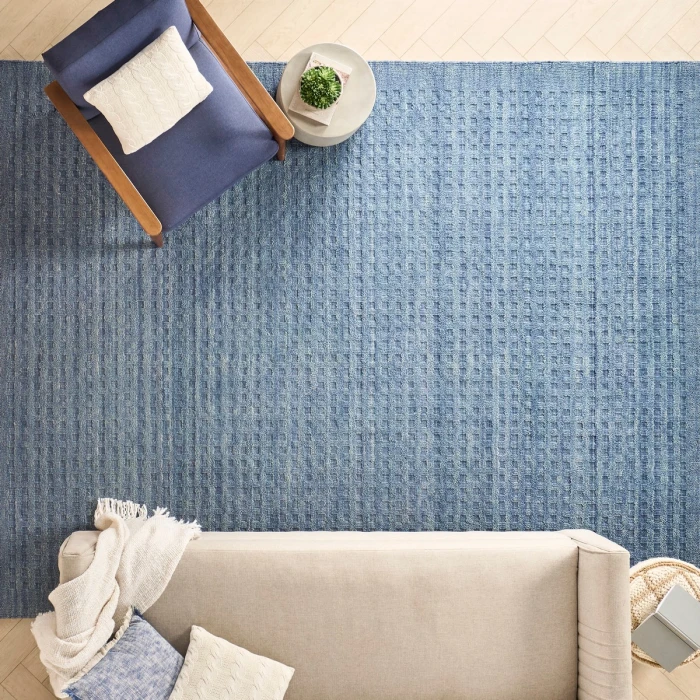 Nourison Marana Navy MNN01 8 ft. X 11 ft. Rect. Rug