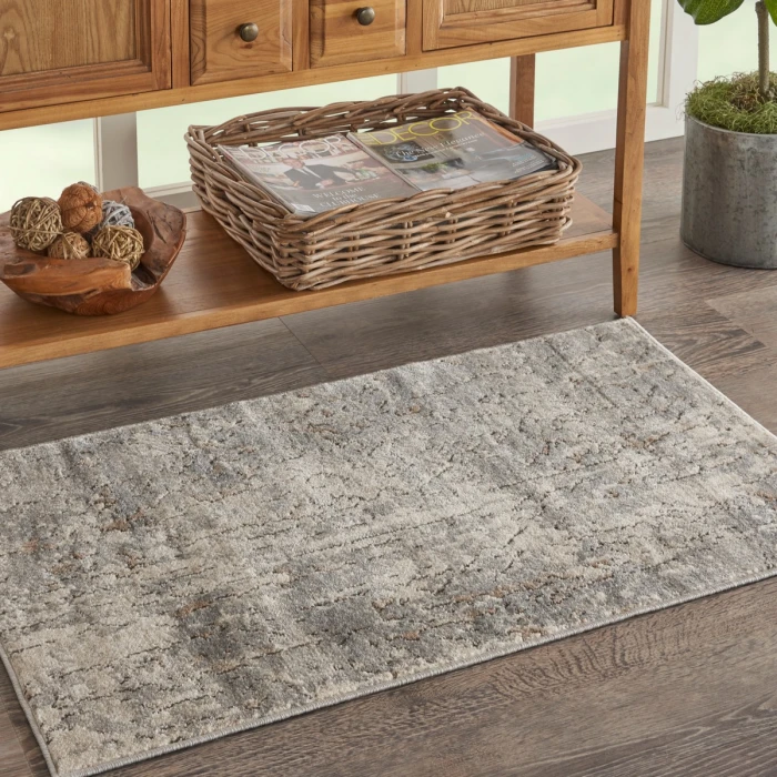 Nourison Quarry Beige Grey QUA03 2 ft. X 4 ft. Rect. Rug