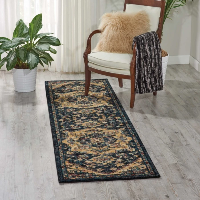 Nourison 2020 Runner Area Rug NR206-Midnight
