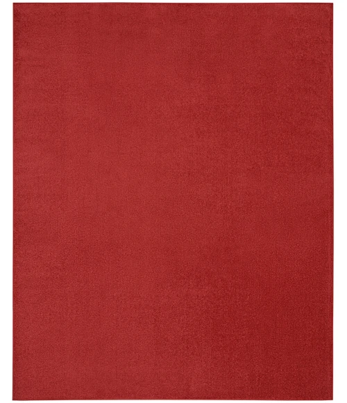 Nourison Nourison Essentials Brick Red Area Rug NRE01 Brick Red 10' x 14'