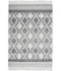 Nicole Curtis Machine Washable Series 3 Area Rug SR301 Black 4' x 6'