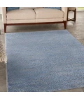 Nourison Essentials Blue/Grey Area Rug NRE01-Blue/Grey