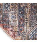 Nicole Curtis Machine Washable Series 1 Multicolor SR106 7 ft. 10 in. Round Rug
