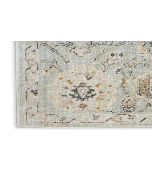 Nourison Oushak Home Mint OUS01 2 ft. 3 in. X 7 ft. 6 in. Rectangle Rug