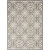Nourison Home Jubilant JUB06 Ivory Grey 4 ft. X 6 ft. Area Rug