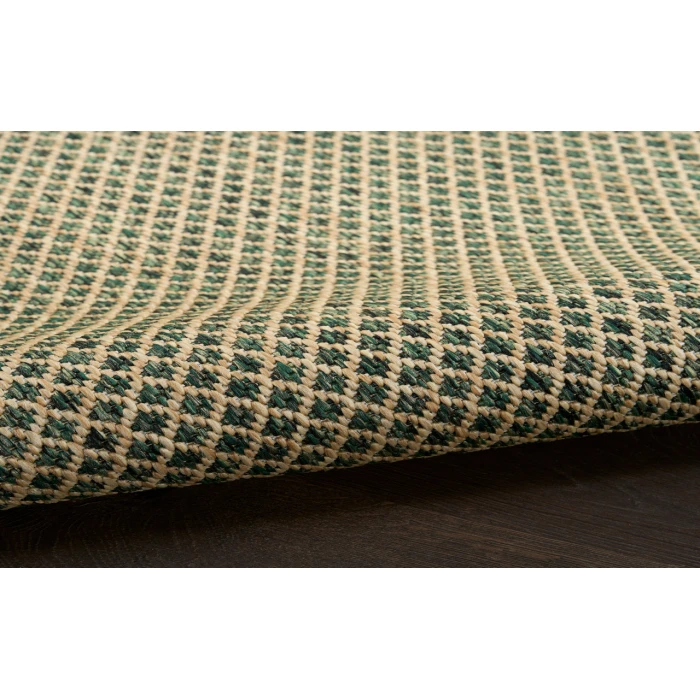 Nourison Courtyard Green COU01 6 ft. X 9 ft. Rectangle Rug