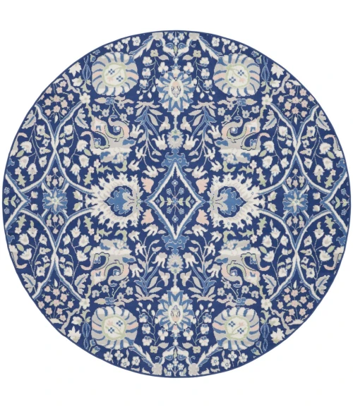 Nourison Whimsicle Area Rug WHS10-Navy Multicolor