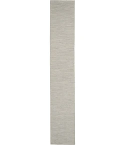 Nourison Home Positano POS01 Light Grey 2 ft. 2 in. X 12 ft. Area Rug