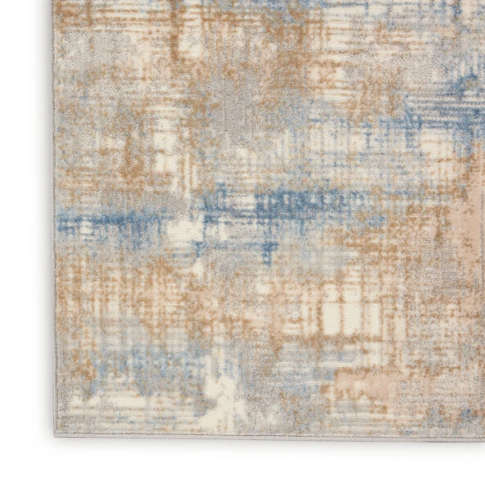 Calvin Klein Rush Area Rug CK951 Blue/Beige