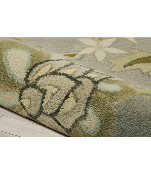 Nourison Jaipur Round Area Rug JA41-Silver