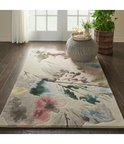 Nourison Home Prismatic PRS15 Beige Multicolor 3 ft. 9 in. X 5 ft. 9 in. Area Rug