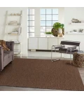 Nourison Washable Solutions Mocha WSL01 9 ft. X 12 ft. Rect. Rug