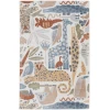 Nourison Home Astra Machine Washable ASW01 Ivory 4 ft. X 6 ft. Area Rug