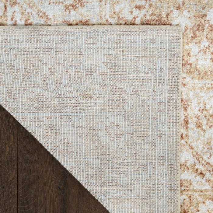 Nourison Astra Machine Washable Rust ASW12 4 ft. X 6 ft. Rect. Rug