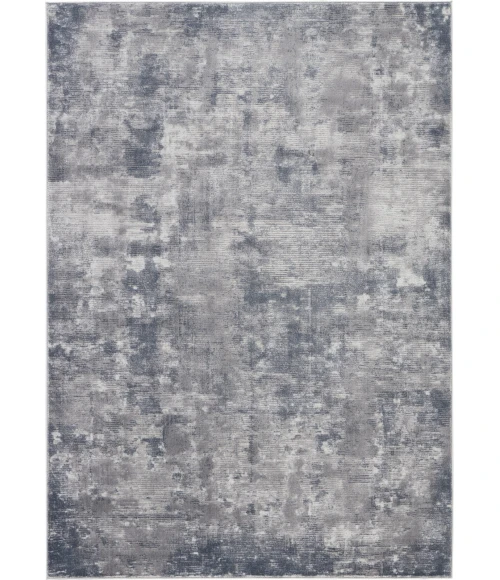 Nourison Rustic Textures Grey RUS05 6 ft. X 9 ft. Rect. Rug
