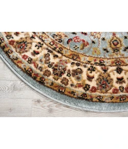 Nourison Delano Blue DEL04 3ft.4in. x Round Rug