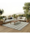 Nourison Positano Light Grey POS04 10ft. x 14ft. Rect. Rug
