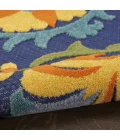 Nourison Home Aloha Blue ALH17 7ft. x 10ft. Rect. Rug