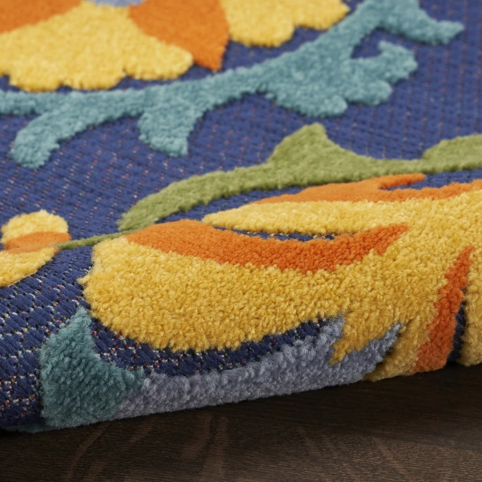 Nourison Home Aloha Blue ALH17 7ft. x 10ft. Rect. Rug