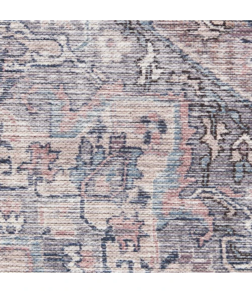 Nicole Curtis Machine Washable Series 1 Area Rug SR101 Grey