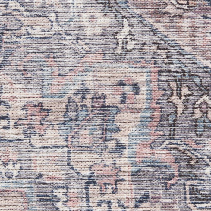 Nicole Curtis Machine Washable Series 1 Area Rug SR101 Grey