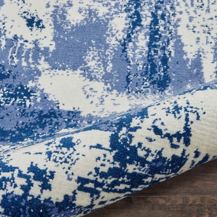 Nourison Twilight Area Rug TWI24 Blue/Ivory