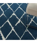 Nourison Twilight Area Rug TWI15 Navy 5'6" x 8'