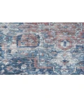Nicole Curtis Machine Washable Series 1 Ivory Navy SR101 5 ft. 3 in. Round Rug