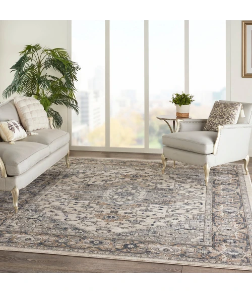 Nourison Quarry Area Rug QUA05 Ivory/Grey