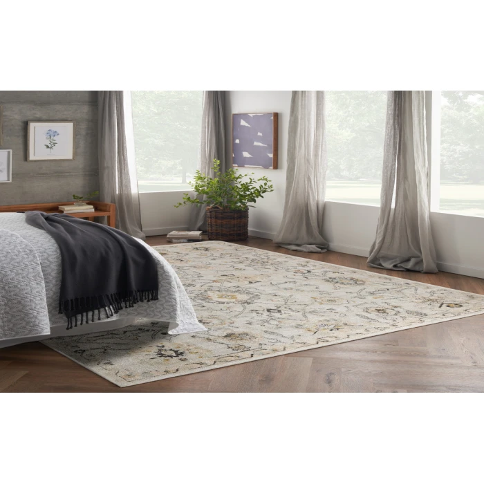 Nourison Oushak Home Grey OUS01 8 ft. X 9 ft. 10 in. Rectangle Rug