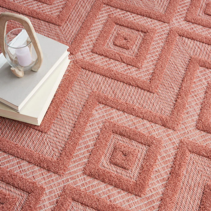 Nourison Versatile Area Rug NRV01 Coral/Orange