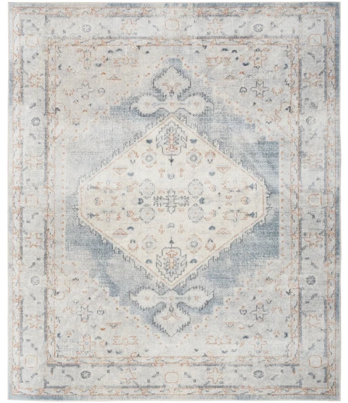 Nourison Astra Machine Washable Area Rug ASW11 Light Blue